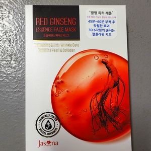 K-BEAUTY RED GINSENG PEARL INFUSED COLLAGEN FACE MASK